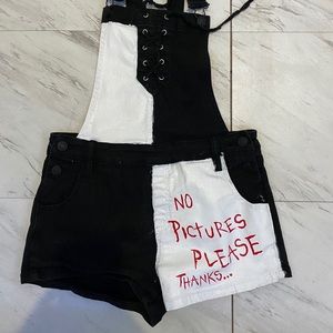 Custom short overalls